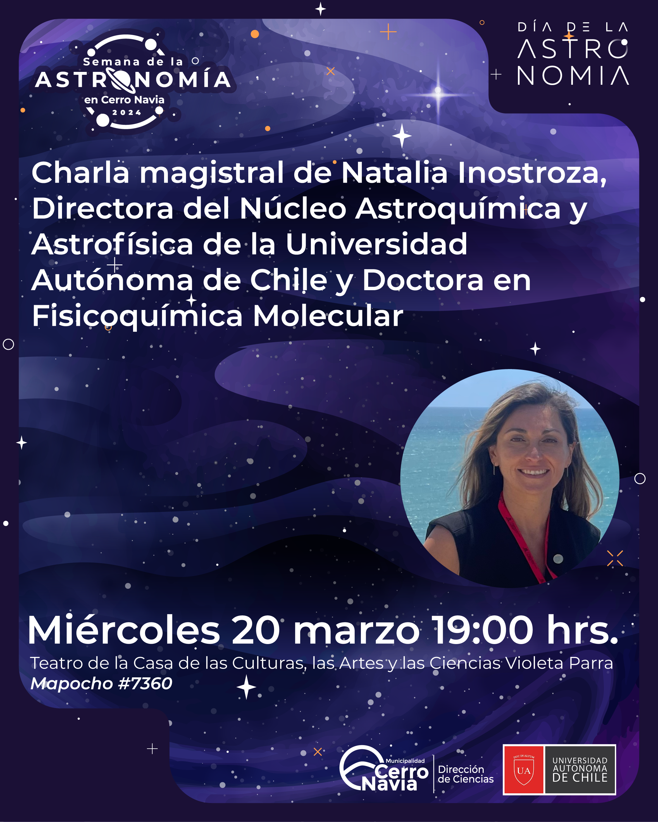 Charla magistral: Un viaje por la química del universo