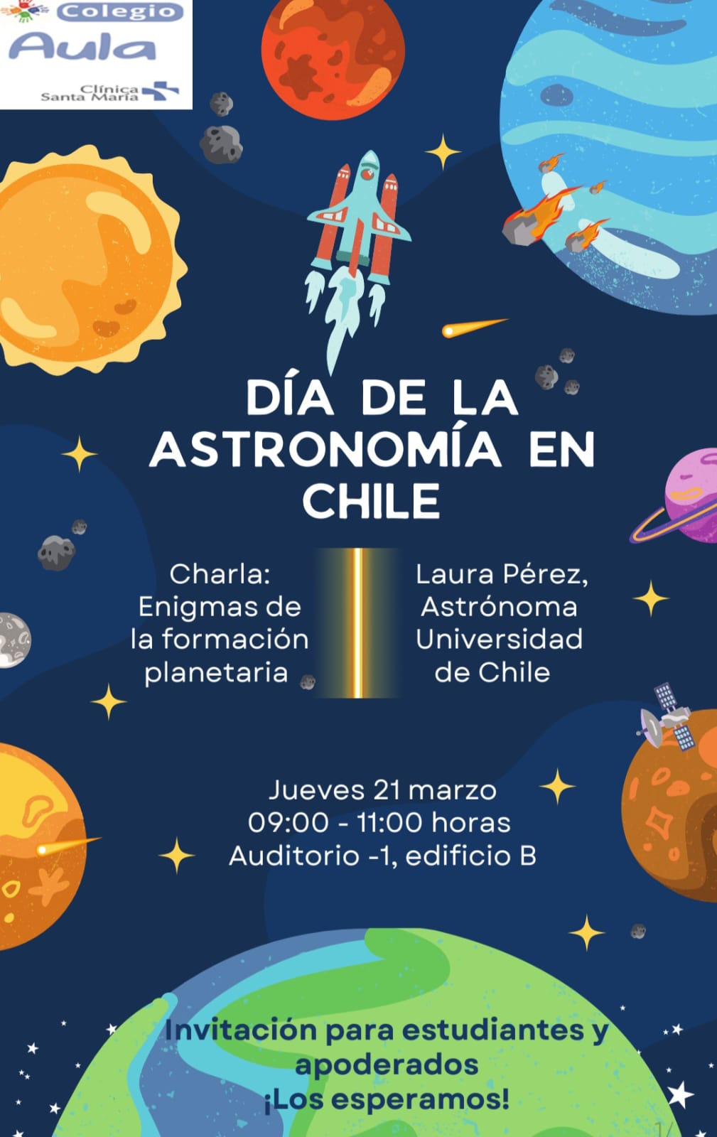 Charla: Enigmas de la formación Planetaria